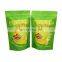 Customized printing aluminium film stand up bag with zipper banana chips dried fruit bags