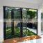 Modern high quality thermal break double glazing bifold doors aluminium glass folding patio