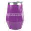 Diamond shape Stemless Wine Glass with Lid Unbreakable