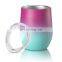 Food Grade Sublimation 12oz Insulated Double Wall Stainless Steel Wine Tumbler