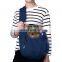 new outdoor travel pet bag with shoulder strap canvas soft handsfree simple space pet carrier