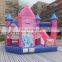 Colorful fun house soft kids game jumping bed inflatable bouncy castle for amusement park