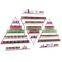 Nail Shop Wrought Iron Nail Polish Shelf Triangle Manicure Display Stand Wall Hanging Wall Rack Nail Polish Glue Shelf