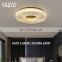 HUAYI Hot Selling Acrylic 36watt Living Room Bedroom Hotel Luxury Modern LED Ceiling Lamp