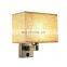 New design simple electroplating CHROME SILVER led lighting with USB interface Night light for House Hotel Interior wall lamp