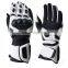 customized design & logo 100 % cowhide leather racing motorbike motorcycle biker gloves