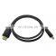 Черный пиджак из ПВХ, золотой лак, 19+1 HDMI 1.4V, 30AWG, 30Гц, HDMI-кабель 4K, 1М, 2М, 3М, 5М, совместимый с 720p, 720i, 1080i, 1080p, 3D HD