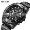 MEGIR 2064 Luxury Business Quartz Watch Mens Stainless Steel Chronograph Military Watches Men Wrist Relogio Masculino Wristwatch