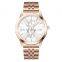 Custom waterproof japan quartz movement Analog luxury stainless steel mens wristwatches
