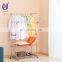 Vertical Bathtub Telescopic Clothes Drying Double Pole Racks With Plastic Parts