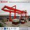 Double Girder Rubber Tyre Container Gantry Crane With Double Beams