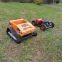 remote control hillside mower, China tracked robot mower price, radio control lawn mower for sale