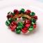 Fancy Gold Silver Beaded Napkin Ring Holder On Wholesale