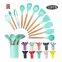 Kitchen Accessories Home and Kitchen Cookware Sets 12 piece silicone kitchen set private label kitchen utensils