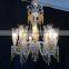 Custom hotel large chandeliers pendant lights led staircase luxury modern K9 crystal chandelier