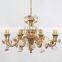 wedding vintage copper hanging lights porcelain ceramic flower light brass chandelier