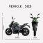 8000W Electric Motorbike Kunmiao Electric Motorcycle Top Speed 80kmph