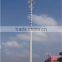 Heavy duty telescoping telecommunication antenna tower mast in shelter and mobile shelter antenna tower