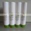 Round plastic soft tube for cleansing foam