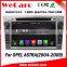 WECARO 2 Din Bluetooth Pure Android 4.4.4 Car Navigation Radio Gps for Opel Astra 2004 - 2009