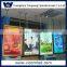 Double sided led backlit light box, hanging system light frame