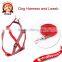 Pet supplies pet leashes pet harness with polyester reflective harness pet leashes wholesale