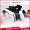 HOTSALE new design clear lens 100% vision virtual reality vr box 3d glasses headset,3d vr glasses for video games
