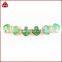 Square Green Chrysoprase Gemstone Stud Earrings