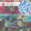 Multicolor new pattern bulk faces print lace fabric