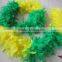 Wholesale Feather Boas And Rainbow Sectioned Turkey Feather Boa For Wedding Supplies