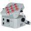 9pcs 15wbatteryed power rgbwa uv flat led par light 6in1 stage lighting led decoration light for wedding