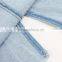 Fashion classic stretch elegant blue vertical stripes midi denim pencil skirt for lady