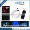 Wholesale led earphones 3.5mm jack el lighted earphones with flowing light according to rhythm of music