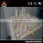 tall commercial building architectural model with LED lighting