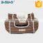 Popular style round elevated pet bed burger bun pet cat bed
