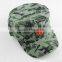 MTH001B Soft cheap military caps New pentagrams embossed camo hat