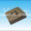 2.54mm pitch straight brown color PLCC connector