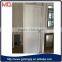 Bathroom door with frosted glass entry design