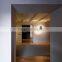Iron material and energy saving 9w round led wall light