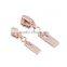 2015 XLY No.5 shiny golden teeth auto lock close end metal zipper