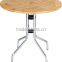 Aluminum steel outdoor furniture dinning table glass top metal table                        
                                                                                Supplier's Choice