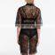 Wholesale Cheap Private Labels Sexy Black Bride Women Eyelash Lace Bridal Sleeping Robes