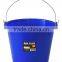 Plastic household water bucket- 6 sizes