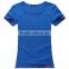 China manufacturer cheap wholesale plain blank womens T-shirt OEM black tshirt