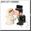 standing kissing bride and groom cake topper figurine wholesale