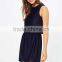 Latest Fashion Designs Ladies Casual Dresses With Yarn Dyed