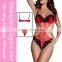 Cheap Dropship Red Lace Transparent Naughty Knicker Womens Panties for Men