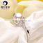 10mm white color fresh water cultured real pearl rings
