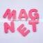 Dongguan customized educational die cut EVA magnet foam Alphabet letters