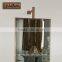2016 New Product Stainless Steel Frame Design Fixed Wall Glass Dressing Mirror